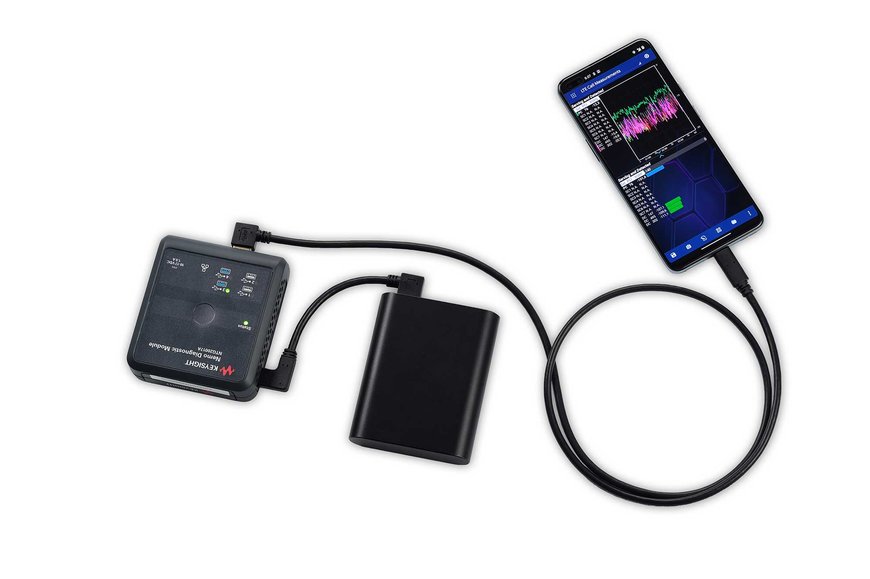 Die neue mobile Messsoftware von Keysight unterstützt handelsübliche Smartphones